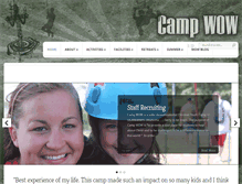 Tablet Screenshot of campwow.com